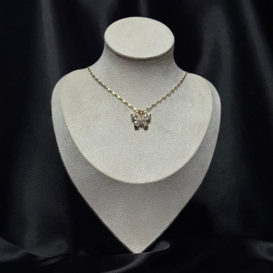 Gold Butterfly Necklace