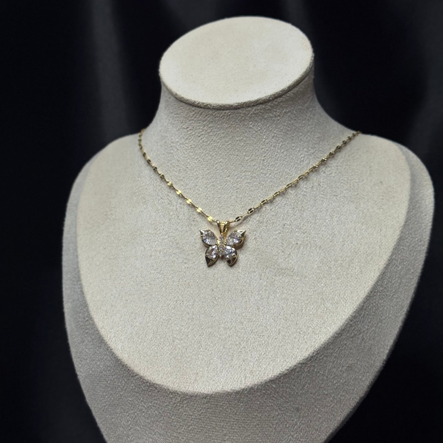 Gold Butterfly Necklace