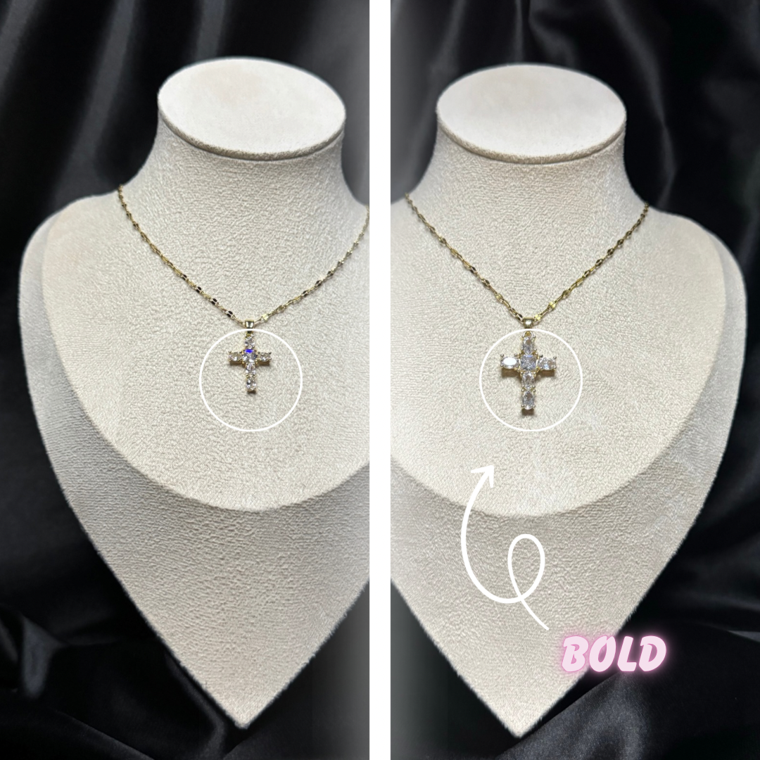 Колие със златен кръст 𝐁𝐨𝐥𝐝
